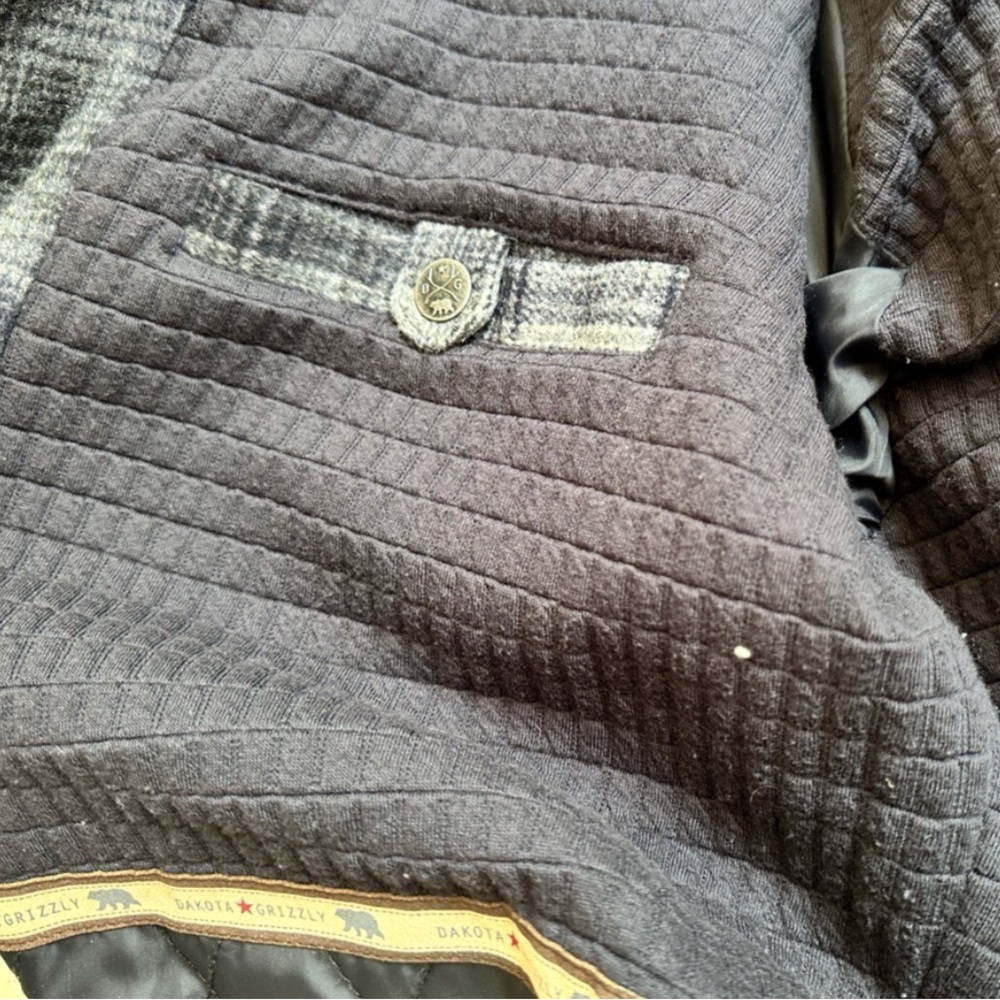 Men’s zip up flannel jacket - Picture 6 of 7
